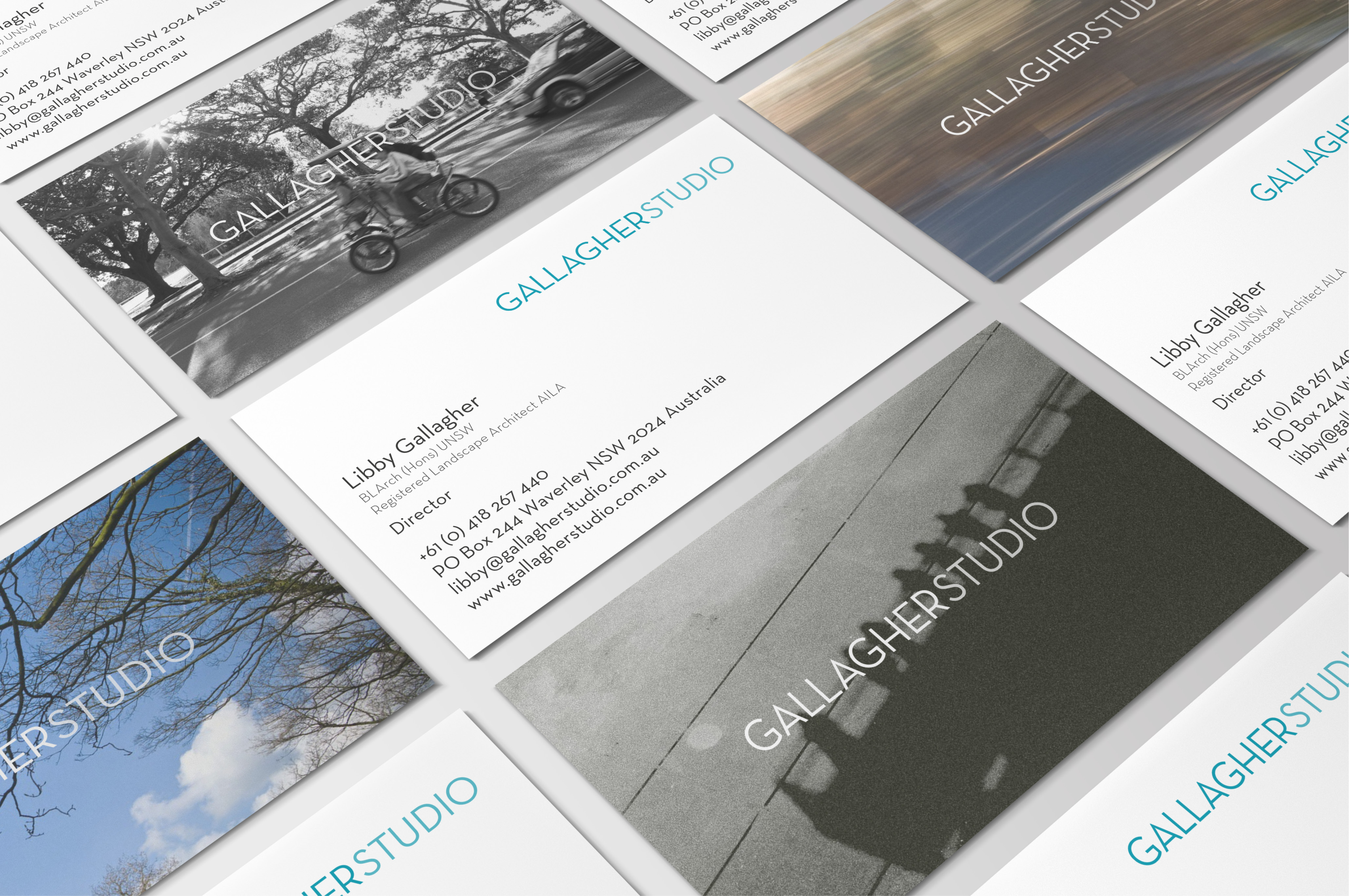 Business cards for Gallagher Studio