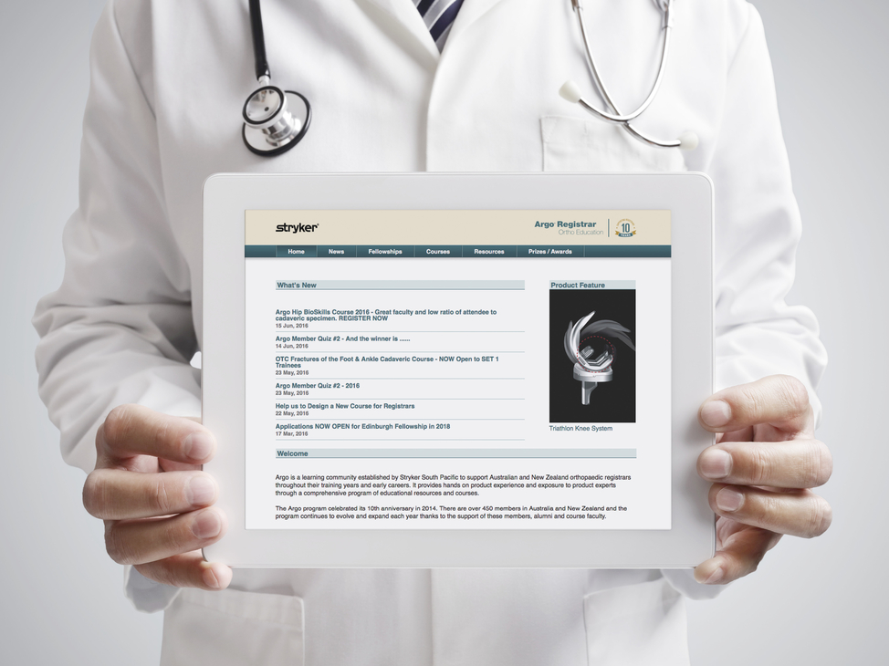 Argo Registrars Education Program website home page