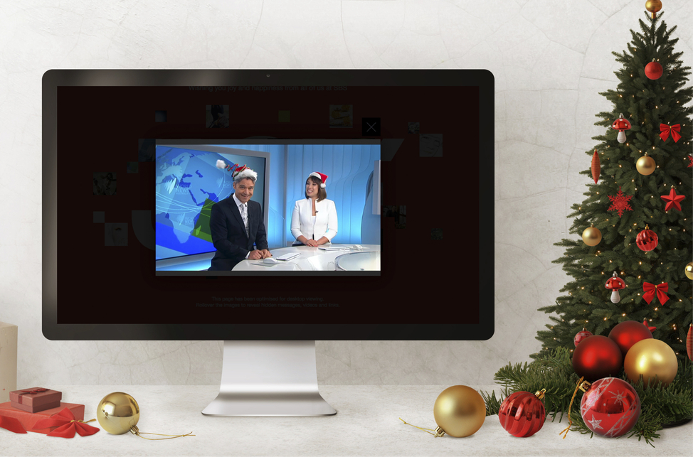 SBS Celebrates end of year webpage pop up